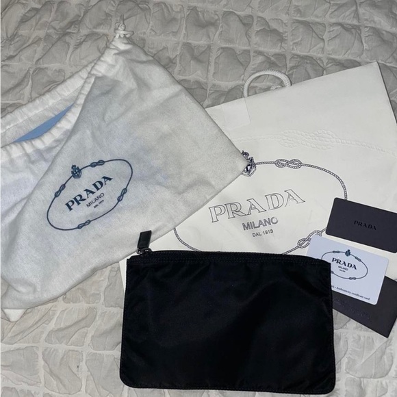 PRADA NYLON CLUTCH - Picture 2 of 4